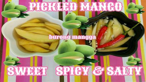 panungkit ng mangga|Pickled Mango (Burong Mangga) .